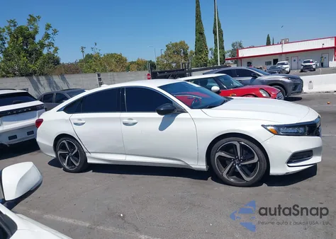 2019 Honda Accord Sport из США, поврежденный, VIN 1HGCV1F38KA107057
